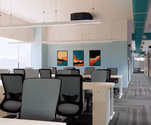 4 Person Coworking Desk