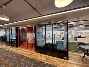 7 Person Coworking Desk