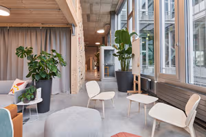 3 Person Coworking Desk
