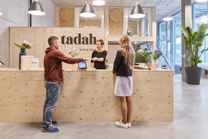 2 Person Coworking Desk