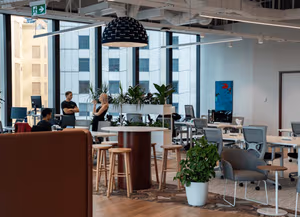 3 Person Coworking Desk