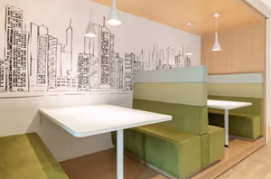 1 Person Coworking Desk