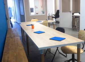 3 Person Coworking Desk