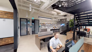 1 Person Coworking Desk