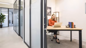 3 Person Coworking Desk