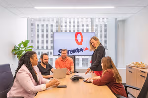 3 Person Coworking Desk