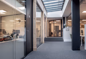 3 Person Coworking Desk