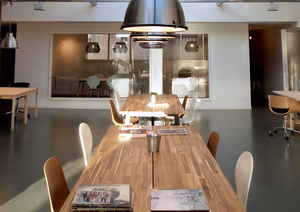 3 Person Coworking Desk