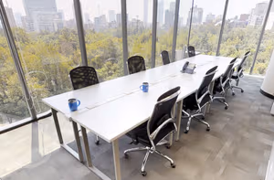 3 Person Coworking Desk