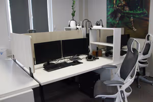 3 Person Coworking Desk