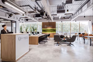 3 Person Coworking Desk