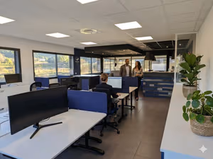 1 Person Coworking Desk