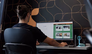 1 Person Coworking Desk