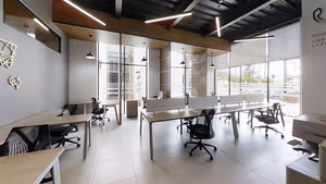 2 Person Coworking Desk