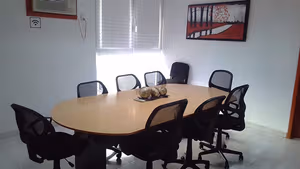 3 Person Coworking Desk