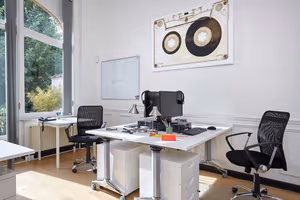 3 Person Coworking Desk