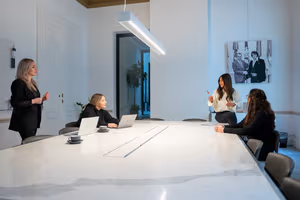 3 Person Coworking Desk