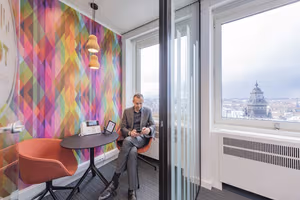 3 Person Coworking Desk