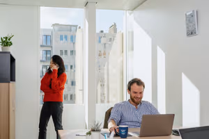 1 Person Coworking Desk