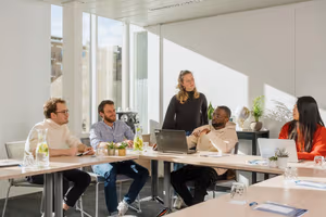 4 Person Coworking Desk