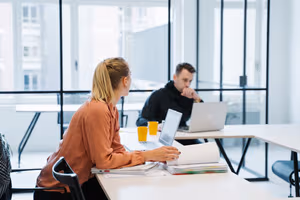 1 Person Coworking Desk