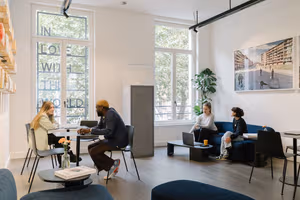 4 Person Coworking Desk