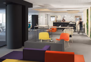 2 Person Coworking Desk