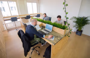 5 Person Coworking Desk
