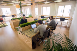 2 Person Coworking Desk