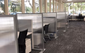 3 Person Coworking Desk