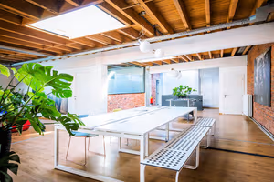 3 Person Coworking Desk