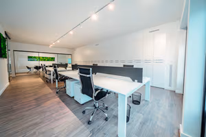 3 Person Coworking Desk