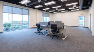 3 Person Coworking Desk