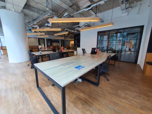 3 Person Coworking Desk