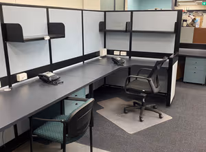 3 Person Coworking Desk