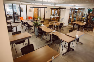 3 Person Coworking Desk