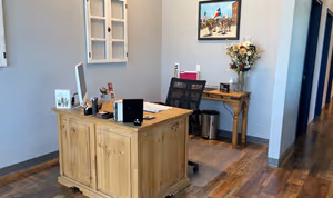 3 Person Coworking Desk