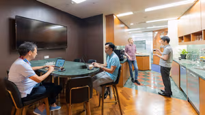 3 Person Coworking Desk