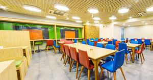 7 Person Coworking Desk