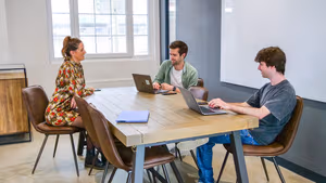 2 Person Coworking Desk