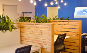 1 Person Coworking Desk