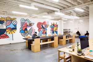 1 Person Coworking Desk