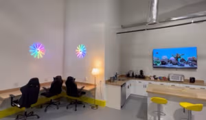 3 Person Coworking Desk