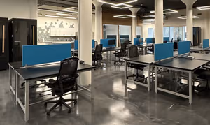 3 Person Coworking Desk