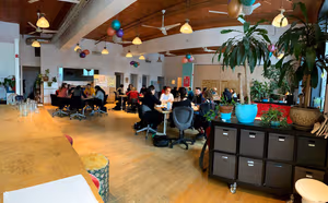 3 Person Coworking Desk