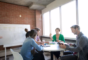 4 Person Coworking Desk