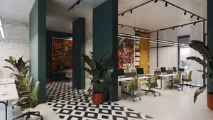 3 Person Private Office