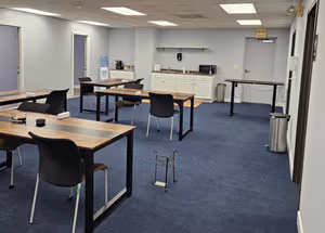 3 Person Coworking Desk
