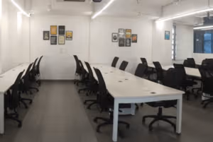 3 Person Coworking Desk