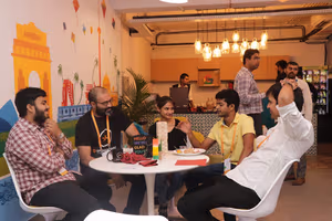 5 Person Coworking Desk